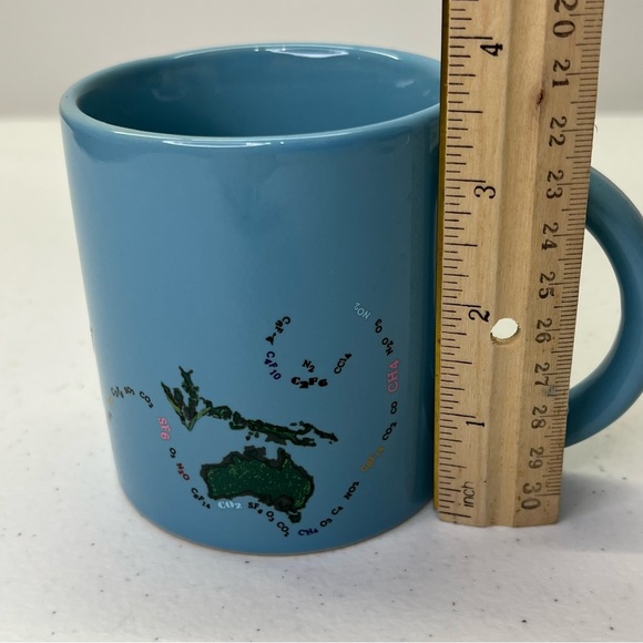 the unemployed philosophers guild Continent Map Blue Ceramic Mug - Coffee - Tea - Picture 6 of 8